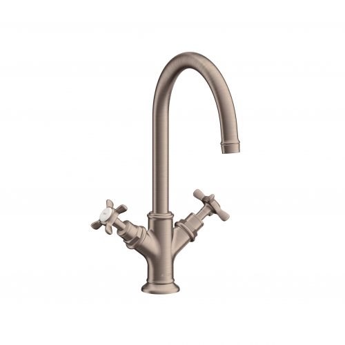 Bathwaters 16502820 AXOR Montreux 2 handle basin mixer 210 with pop up waste