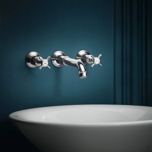 Bathwaters 16532000 AXOR Montreux 3 hole basin mixer without pop up waste