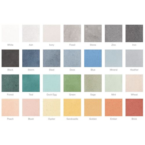 West one bathrooms online colour swatches
