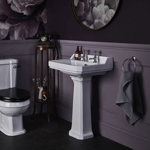 West One Bathrooms purple set 4