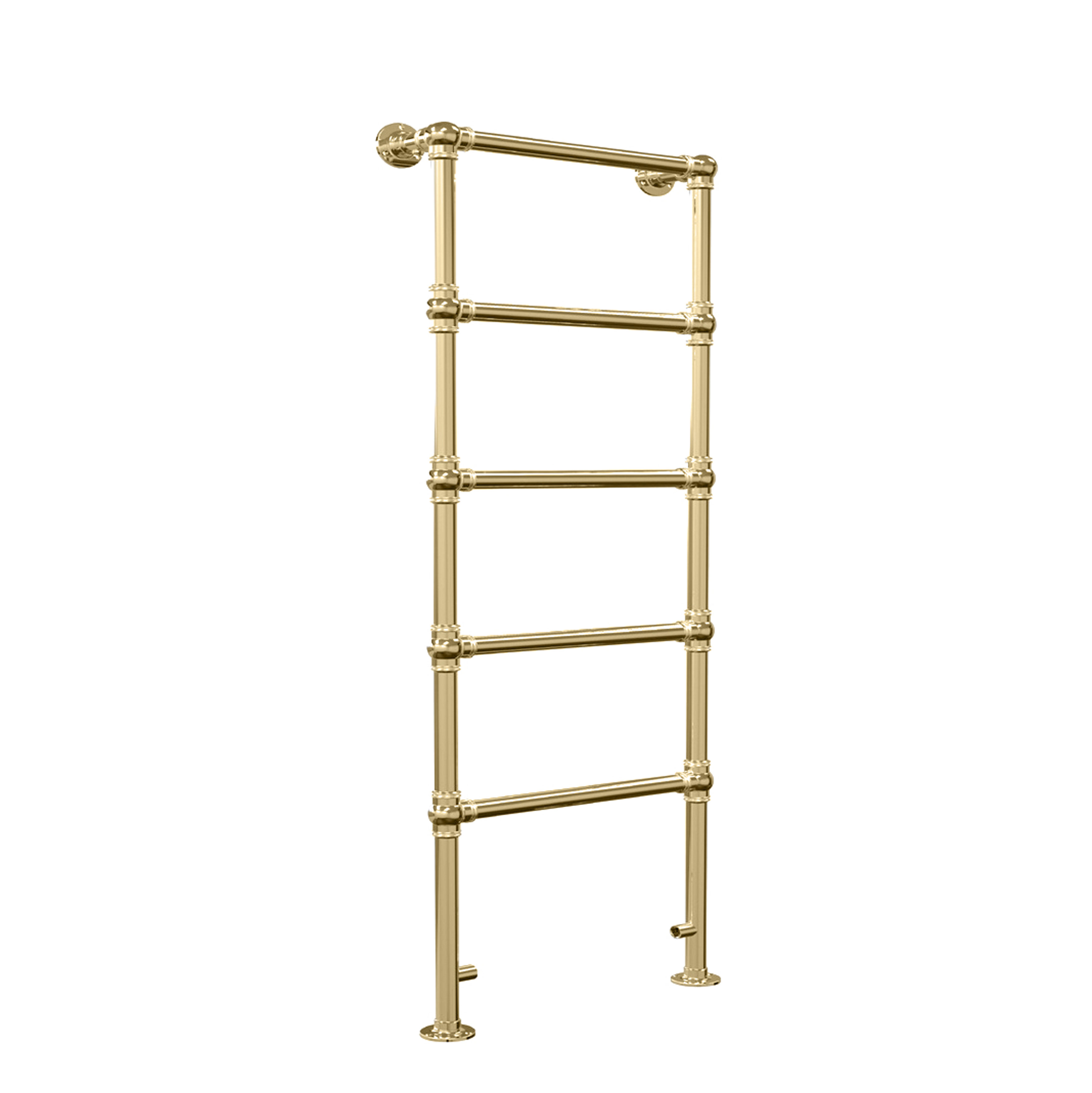 British made, Classical Single Towel Bar - Brass Rail from Thomas Crapper