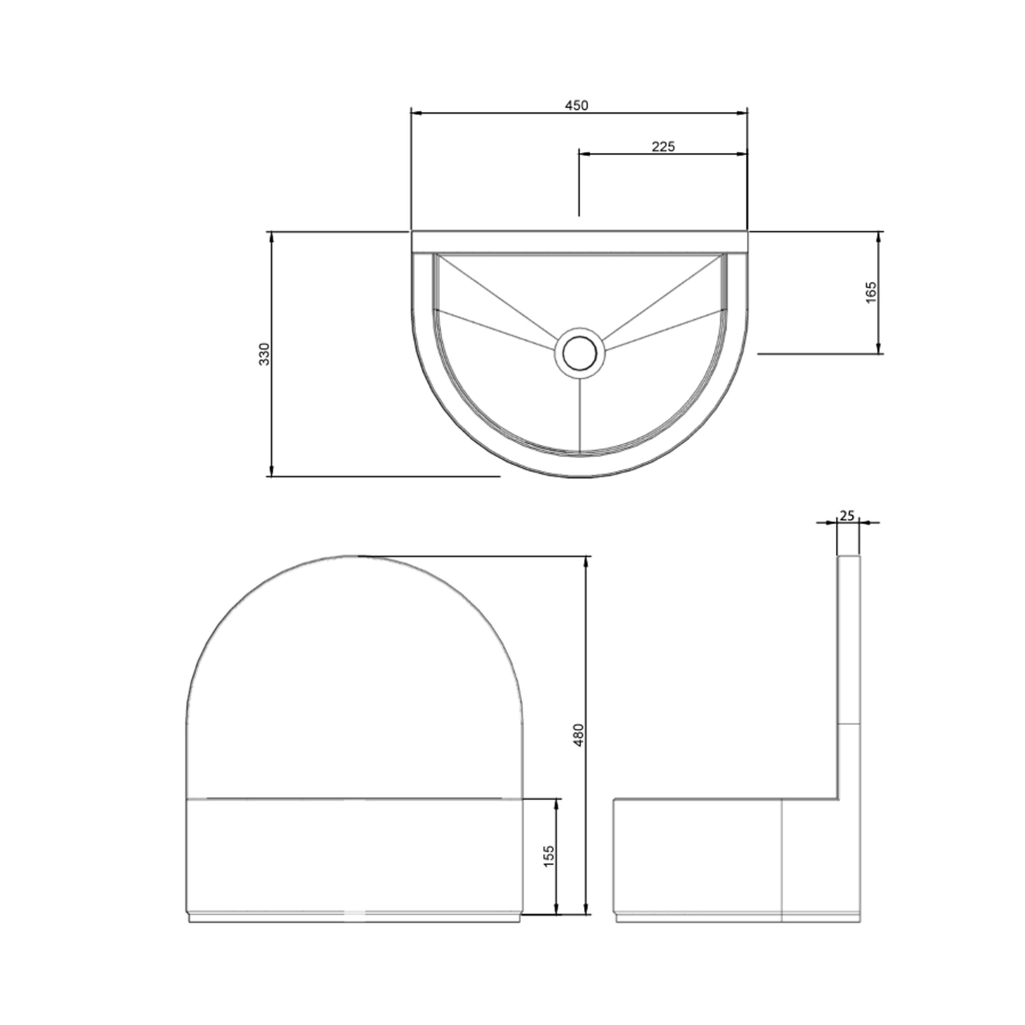 west one bathrooms online FORMED NOBU mini technical