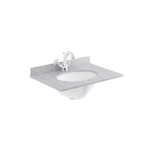 west one bathrooms online Victrion 600 Grey Marble Basin 1TH BCT601G